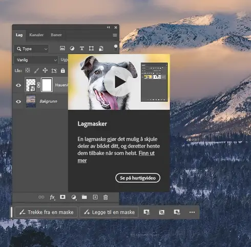 En nybegynner guide i Adobe Photoshop 12 Nybegynner guide i Adobe Photoshop - hvordan bruke lagmasker