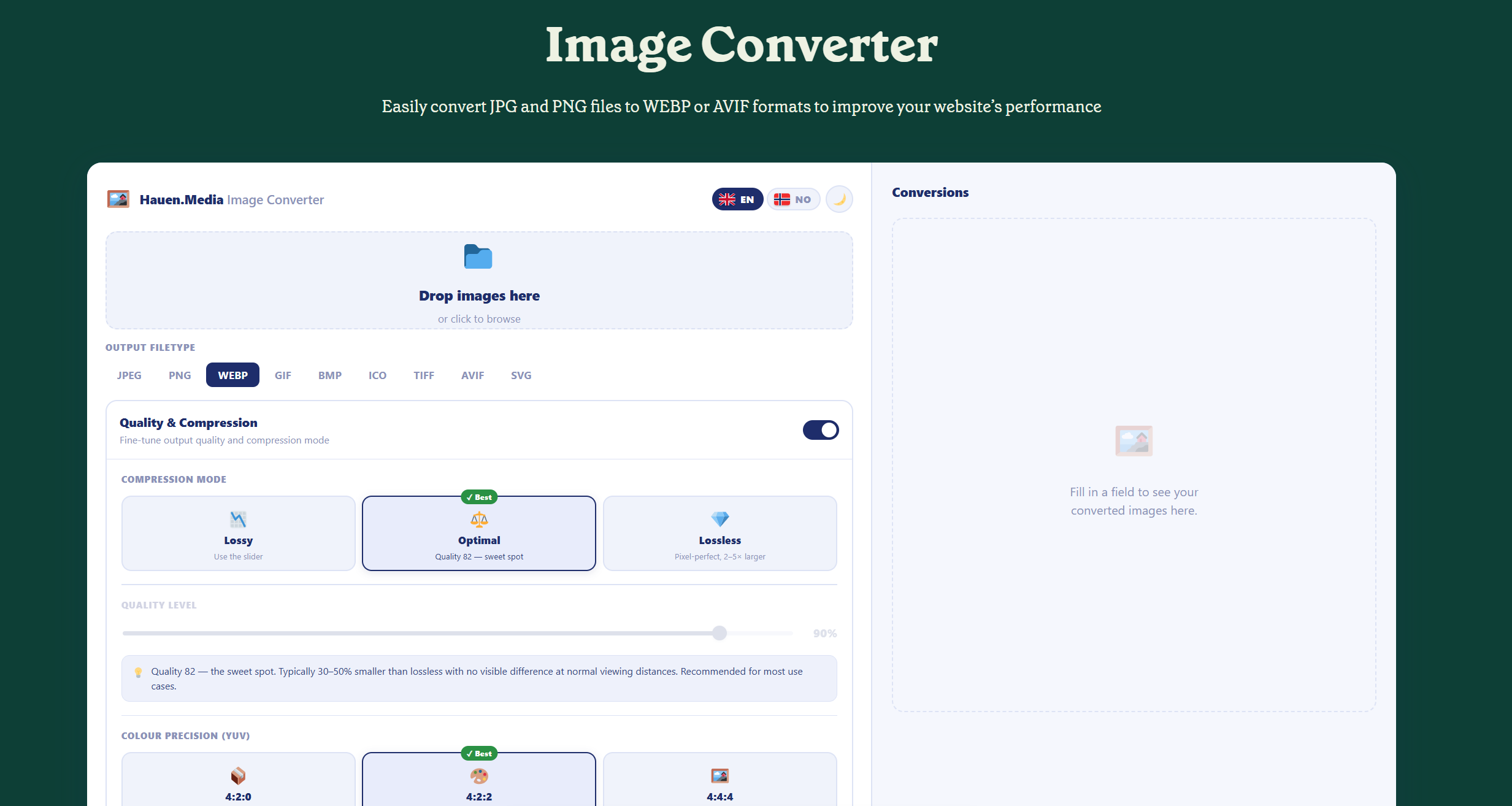 Hauen.Media Free Image Convert